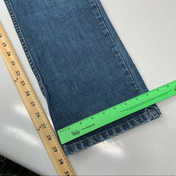J‎ Crew Mens Jeans 30 Straight Leg Cotton Blue Inseam 30 Blue Medium Wash Casual - Picture 8 of 8